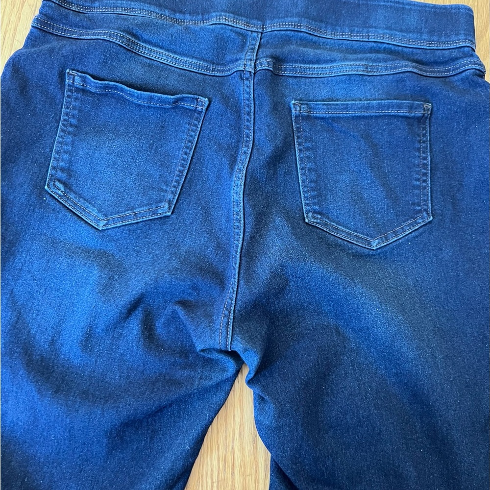 Women's Size 14W JEANS "Terra & Sky" Blue Jeggings with Stretchy Comfort ❤️ - Picture 4 of 4